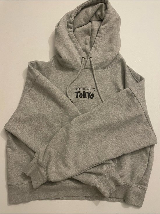 Jackets & Blazers - BT21 “They just got to Tokyo” Grey hoodie. (BT21 LINE) SMALL-MEDIUM